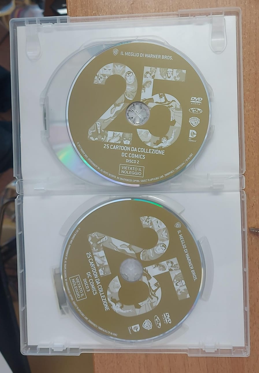 Il Meglio di Warner Bros – 25 Cartoon DC Comics da Collezione (Cofanetto 3 DVD Usato)