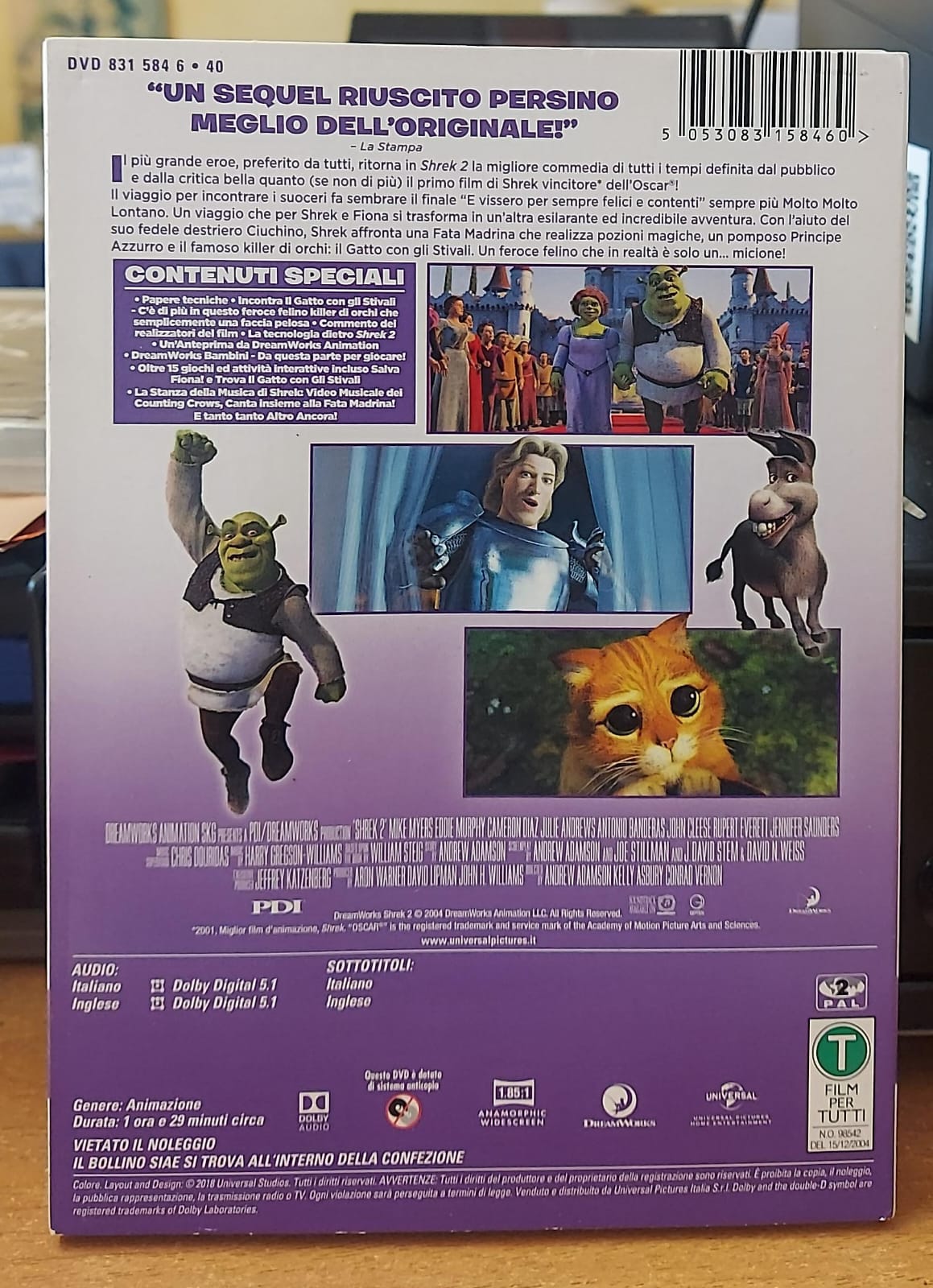 Shrek 2 – DVD Usato Edizione Copertina Cartonata