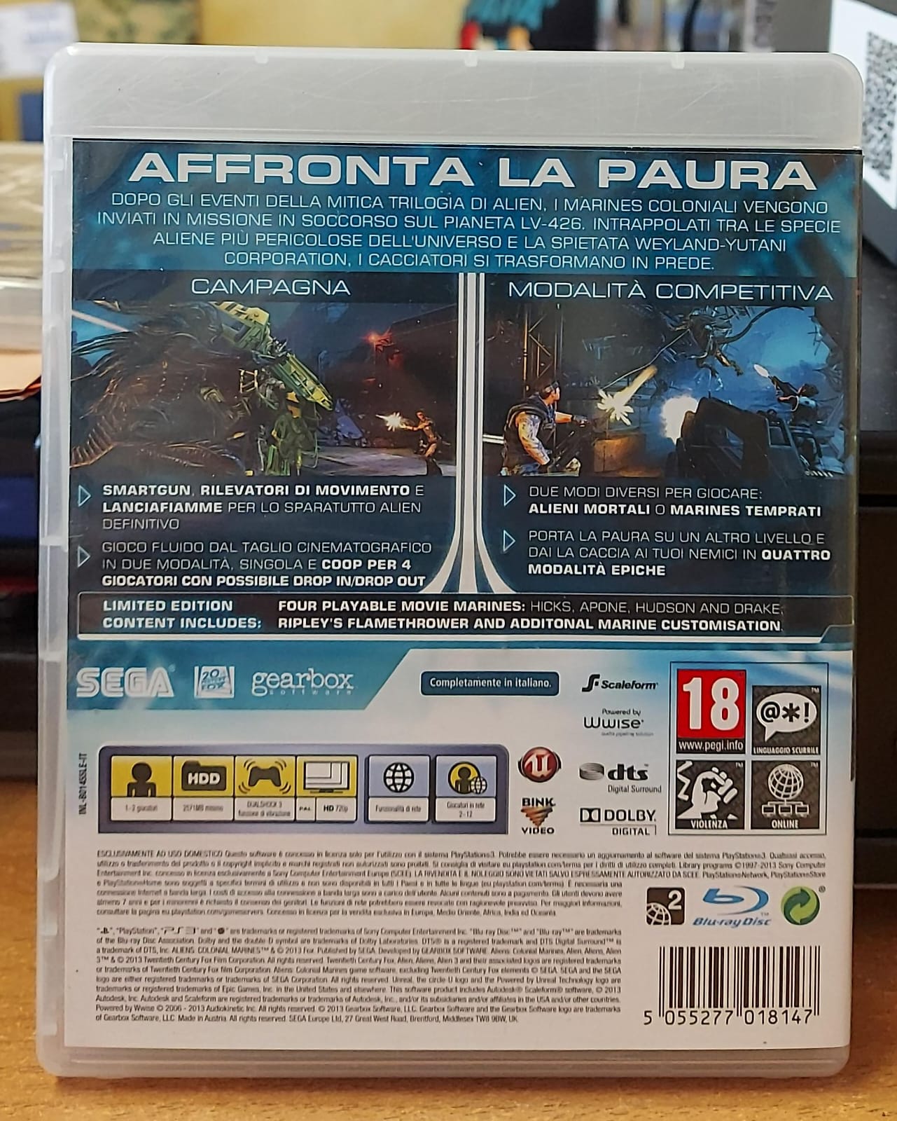 Aliens: Colonial Marines – PS3 (Usato)