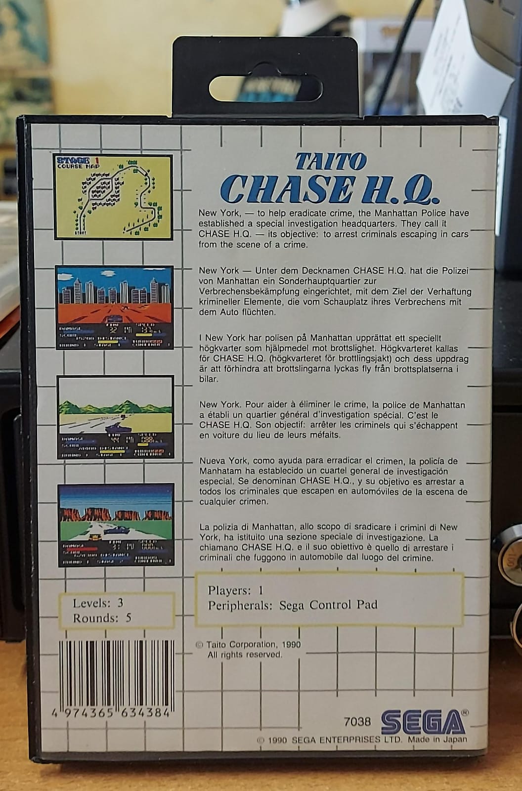 Chase H.Q. – Sega Master System (Usato)