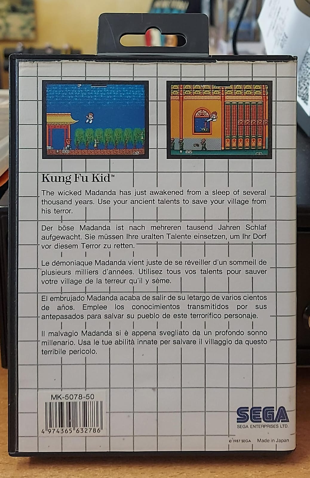Kung Fu Kid – Sega Master System (Usato)