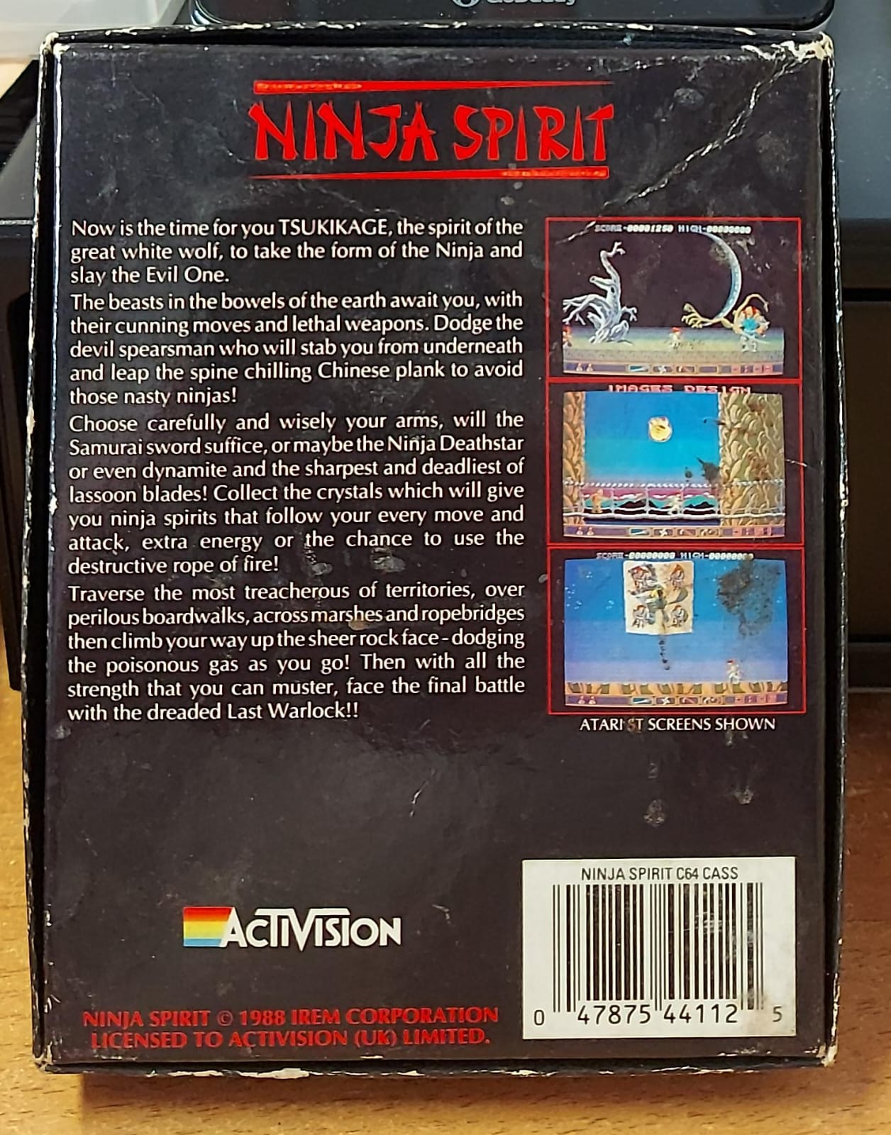 Ninja Spirit – Gioco per Commodore 64 (C64) Usato