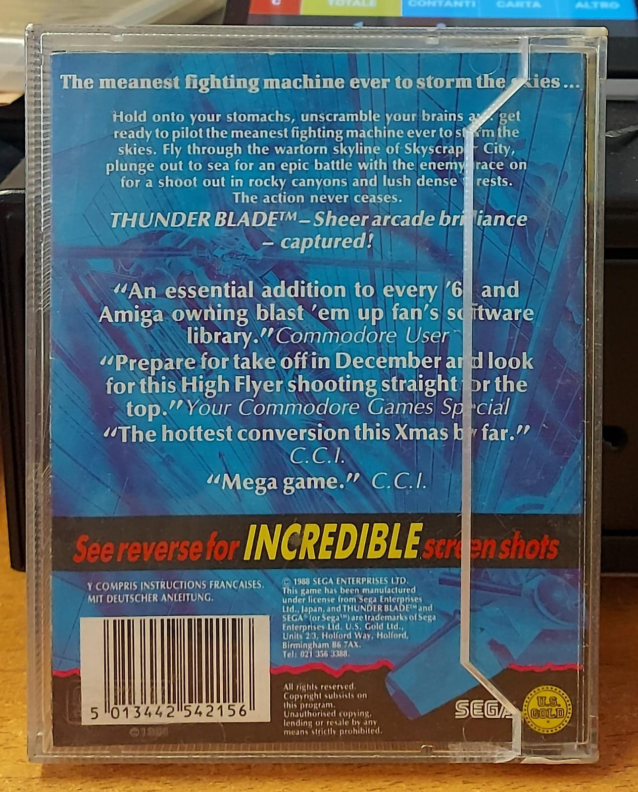 Thunder Blade – Gioco per Commodore 64 (C64) Usato