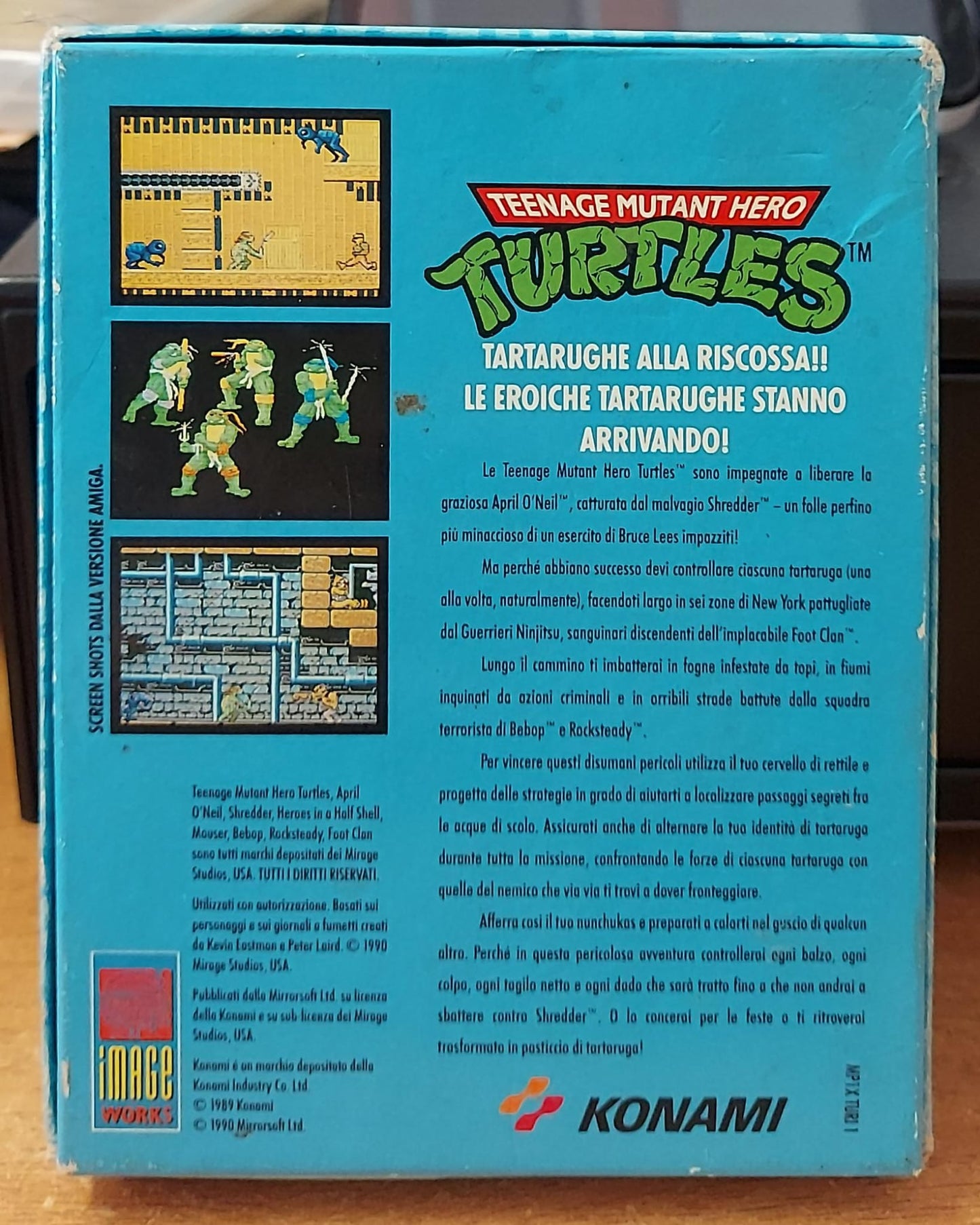 Teenage Mutant Hero Turtles – Gioco per Commodore 64 (C64) Usato