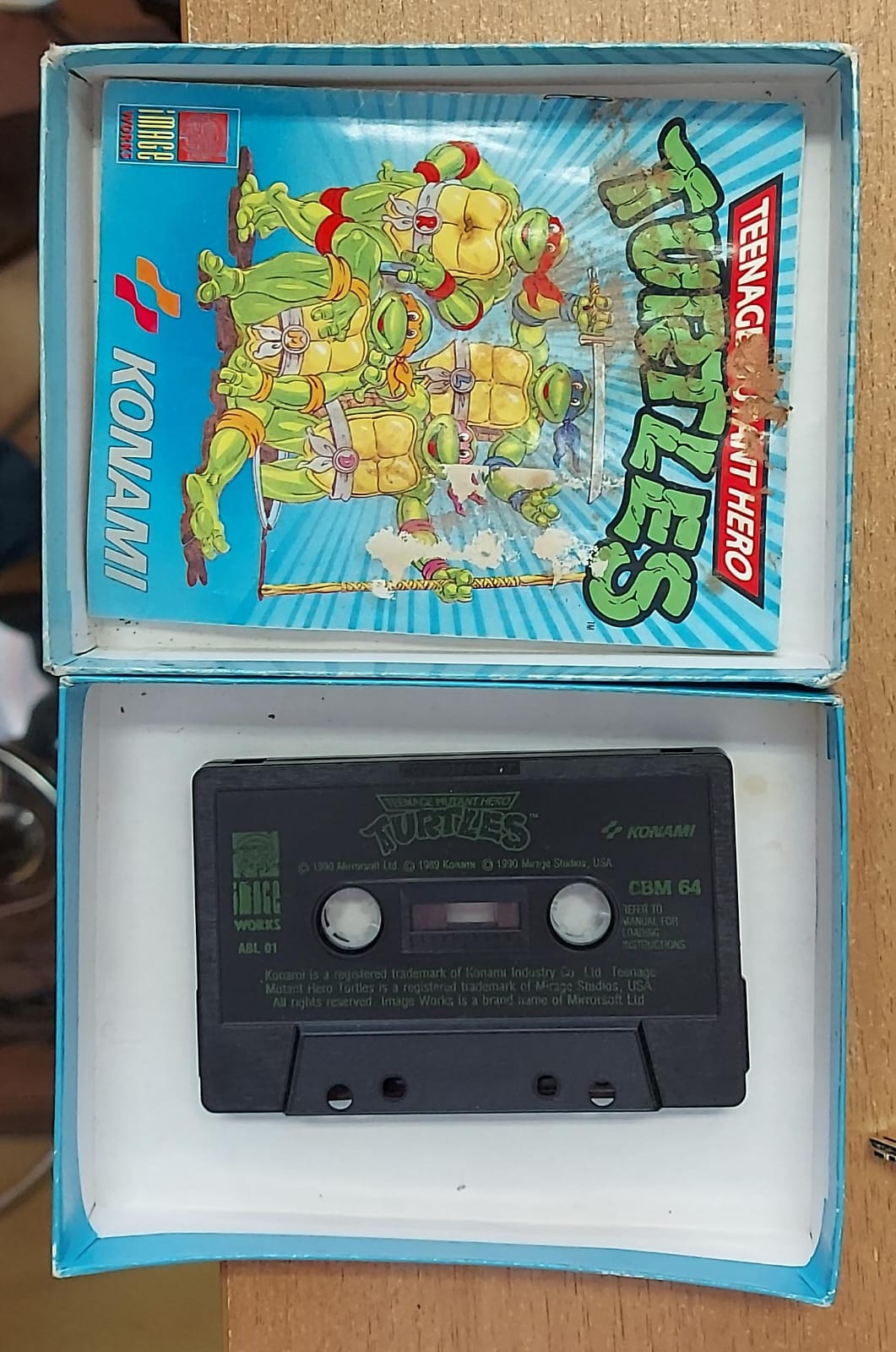Teenage Mutant Hero Turtles – Gioco per Commodore 64 (C64) Usato