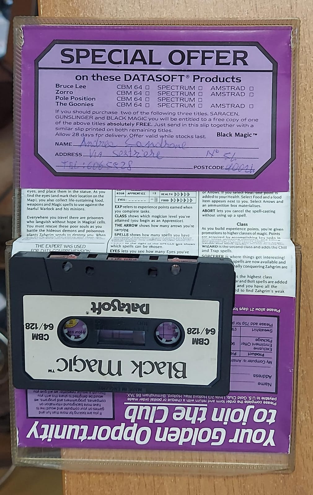 Black Magic – Gioco per Commodore 64 (C64) Usato