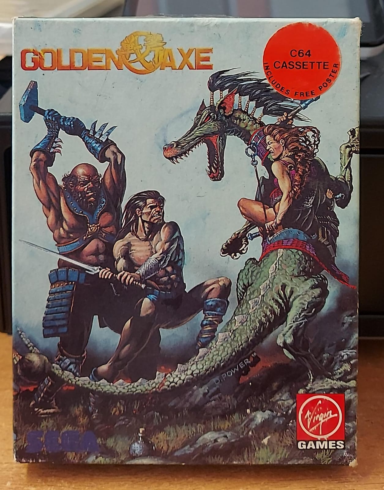 GOLDEN AXE - SOLO COPERTINA E LIBRETTO NO GIOCO