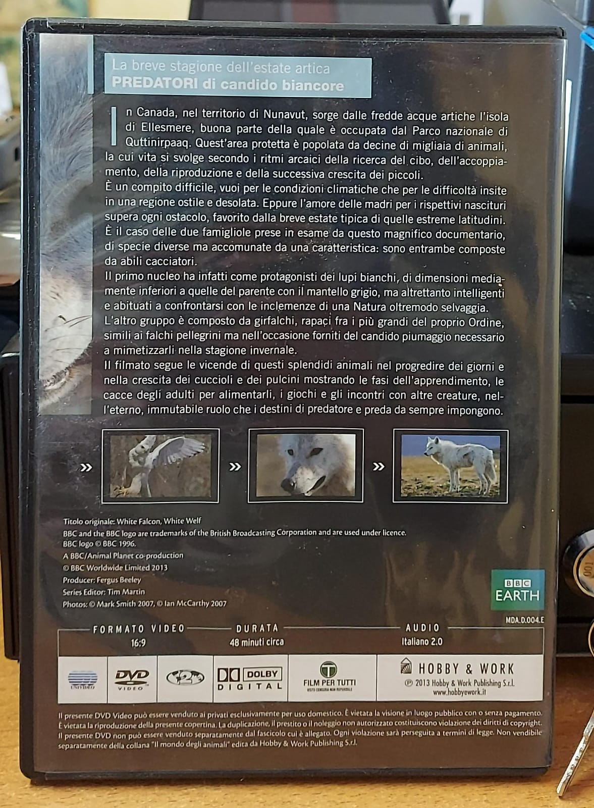 Predatori di Candido Biancore - Il Mondo degli Animali BBC | DVD Usato