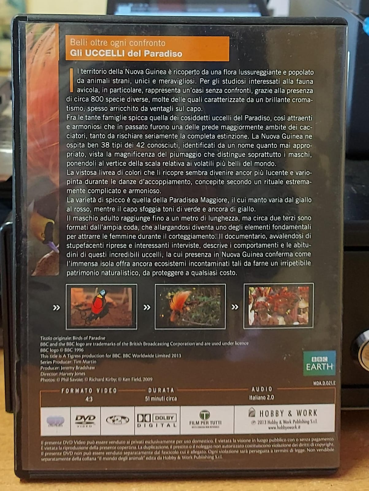 Gli Uccelli del Paradiso - Il Mondo degli Animali BBC | DVD Usato