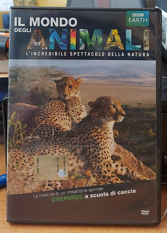 GHEPARDI A SCUOLA DI CACCIA - Il Mondo degli Animali BBC | DVD Usato
