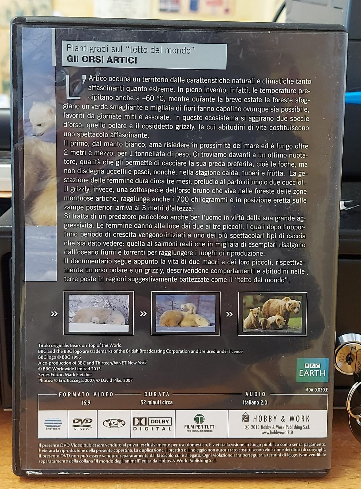 GLI ORSI ARTICI - Il Mondo degli Animali BBC | DVD Usato