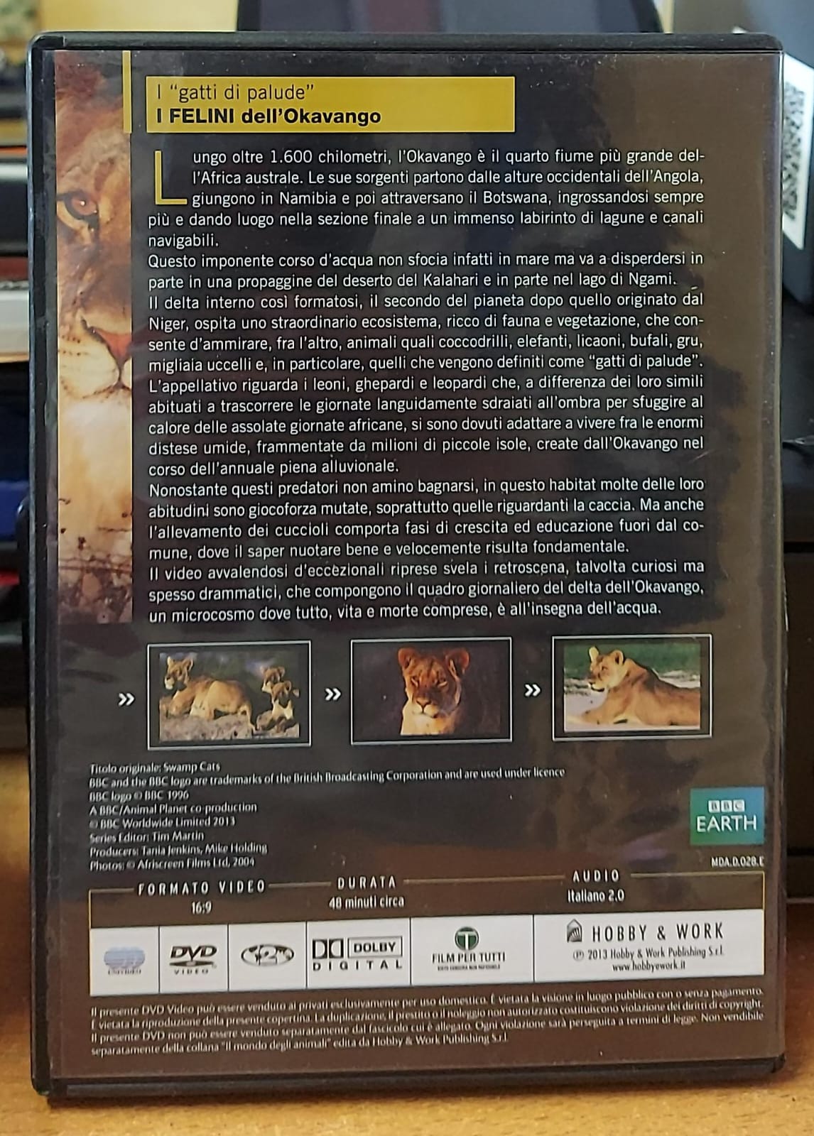 I Felini dell'Okavango – Il Mondo degli Animali BBC | DVD Usato