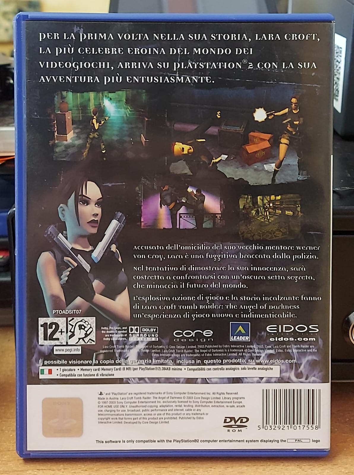 Lara Croft Tomb Raider: The Angel of Darkness – PS2 (Usato)