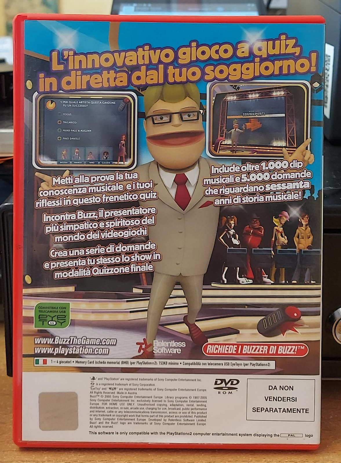 Buzz! The Music Quiz – PS2 (Usato)