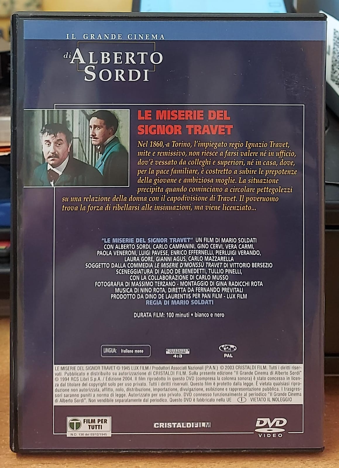 Le Miserie del Signor Travet – DVD (Usato)