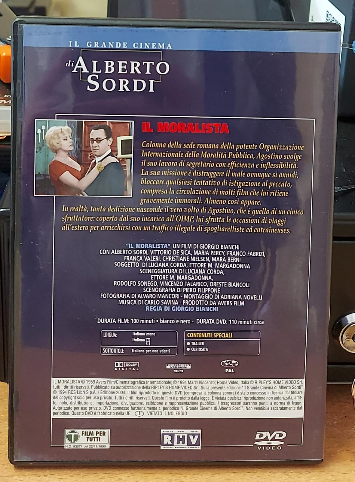 Il Moralista – DVD (Usato)