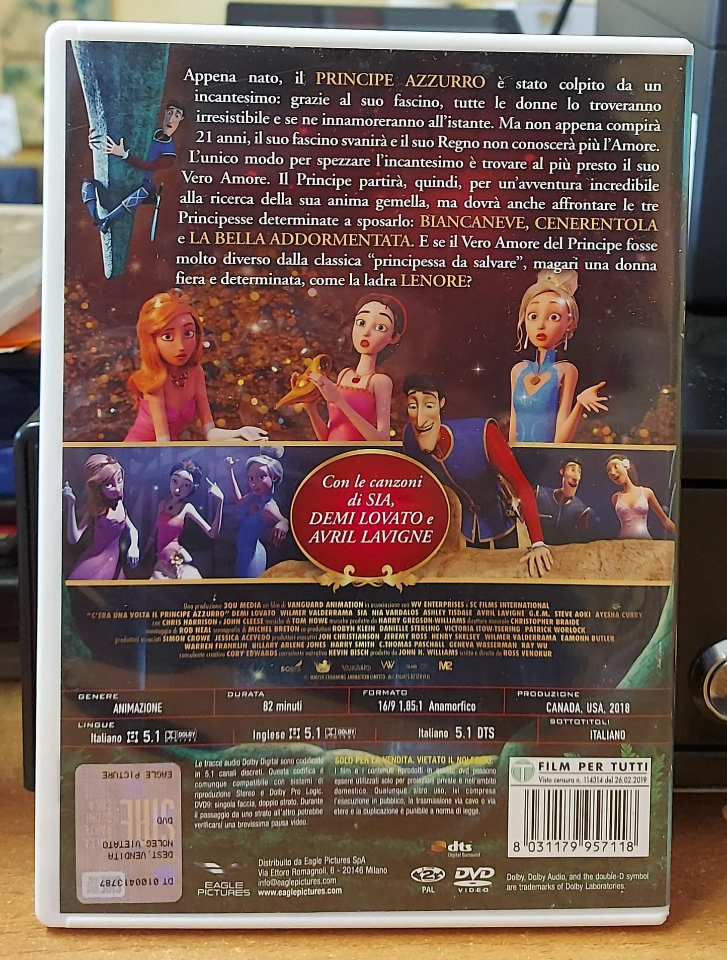 C’era una Volta il Principe Azzurro – DVD Usato