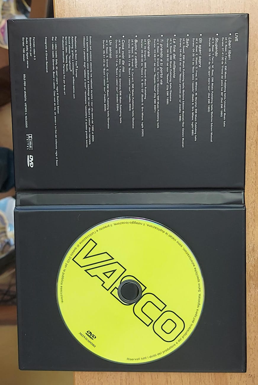 Vasco Rossi – Le Mie Canzoni Usato (Libro + DVD)