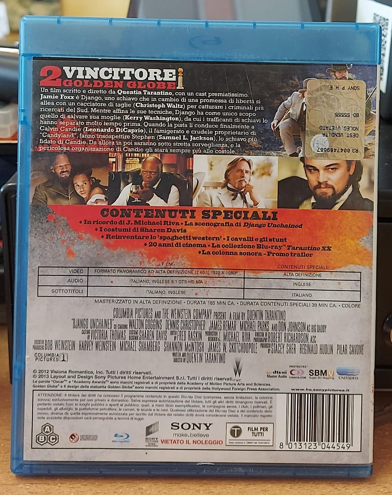 Django Unchained – Blu-ray Usato