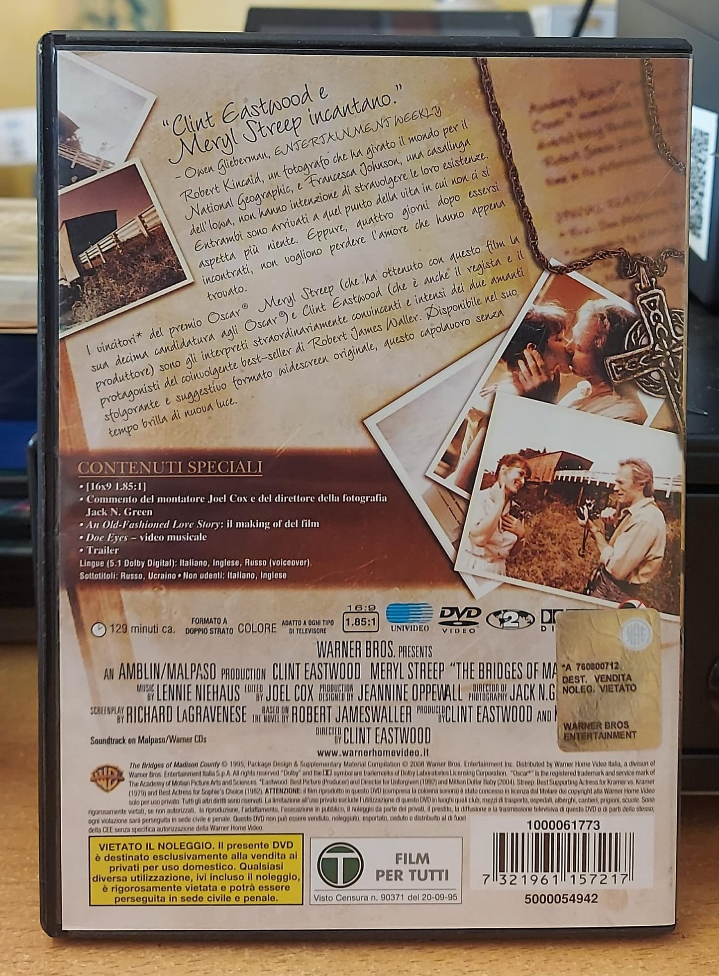 I Ponti di Madison County – DVD Usato