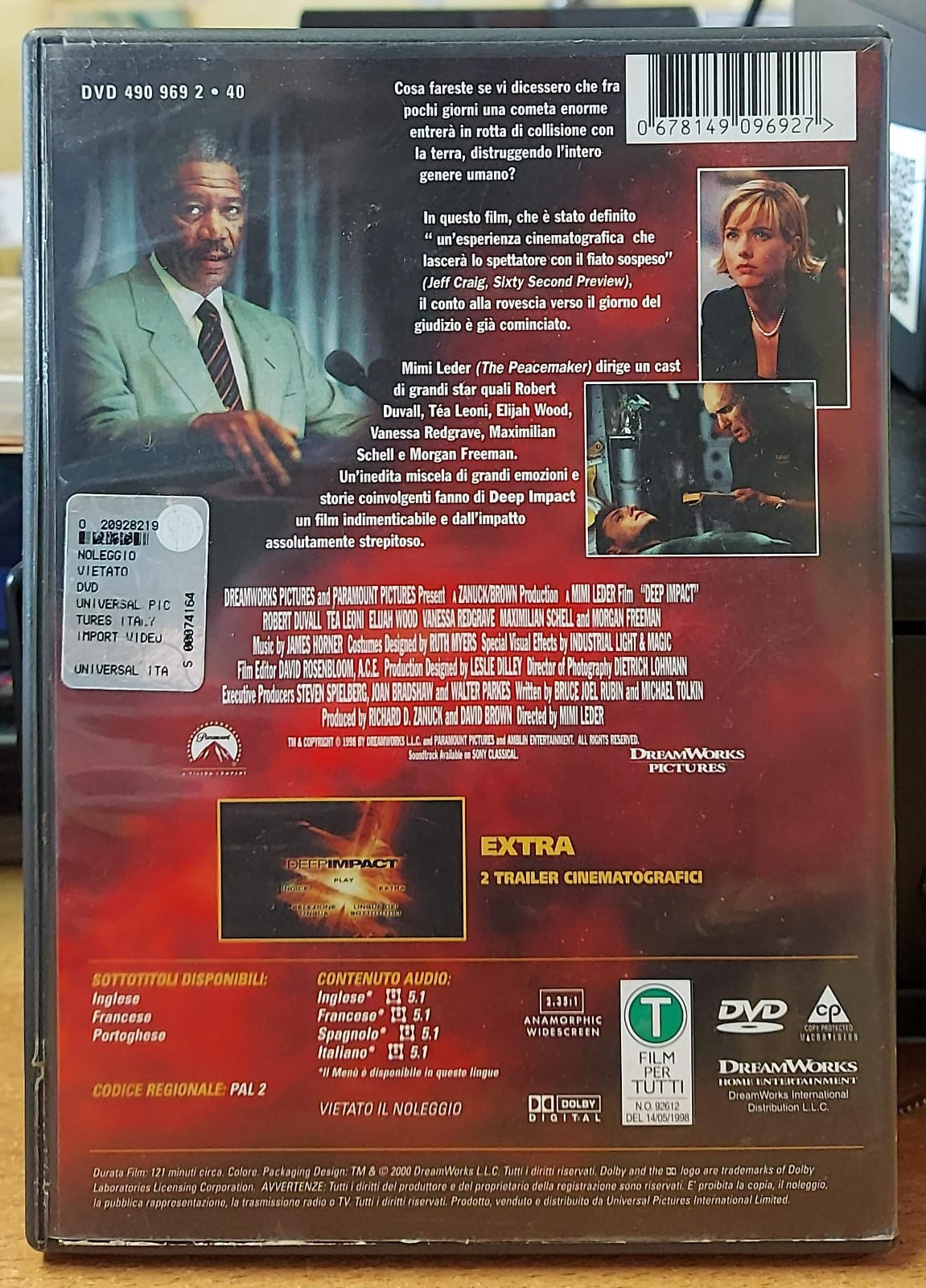 Deep Impact (1998) – DVD Usato | Fantascienza | Mimi Leder