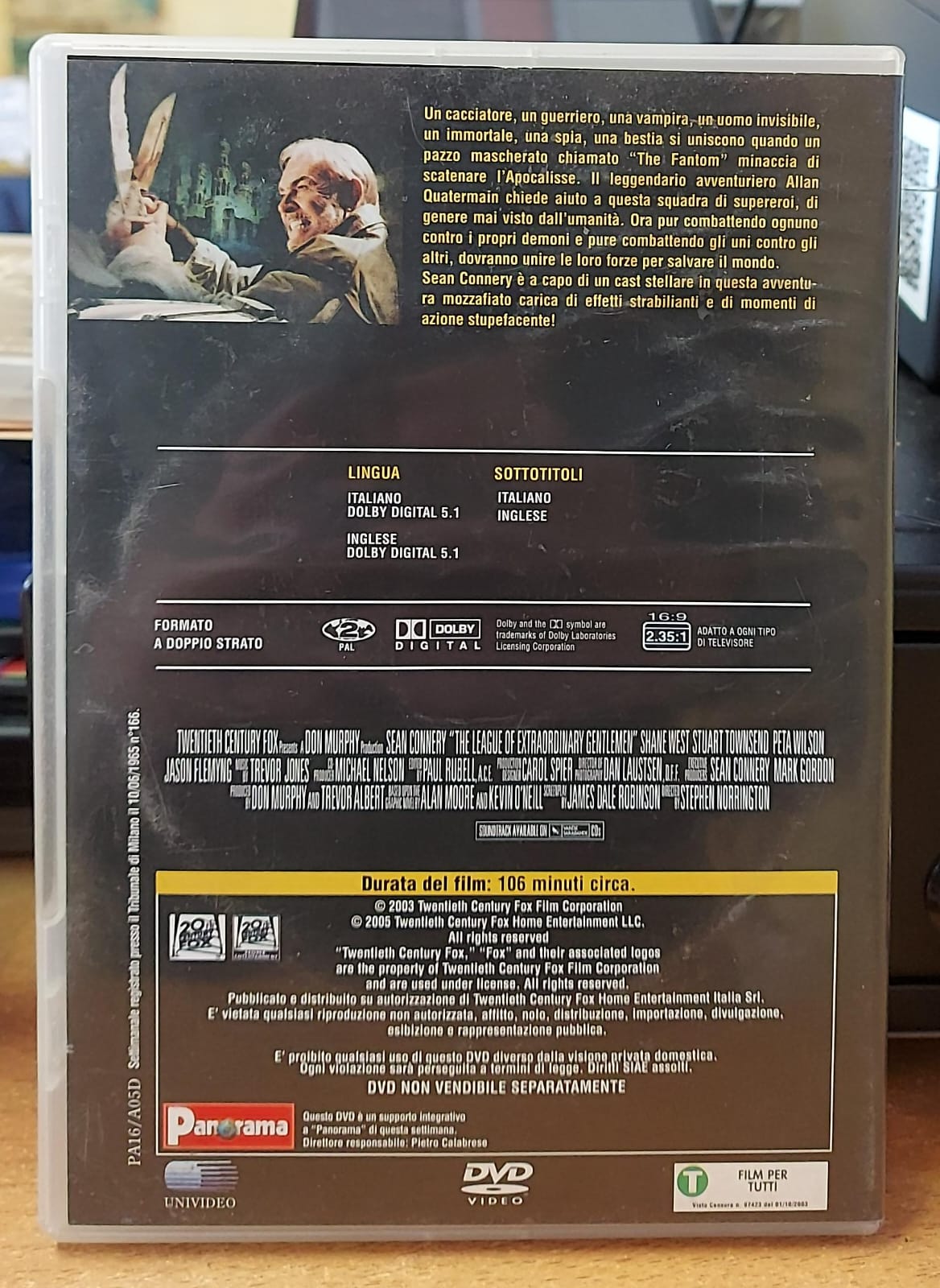 La Leggenda degli Uomini Straordinari - Edizione Editoriale (DVD)