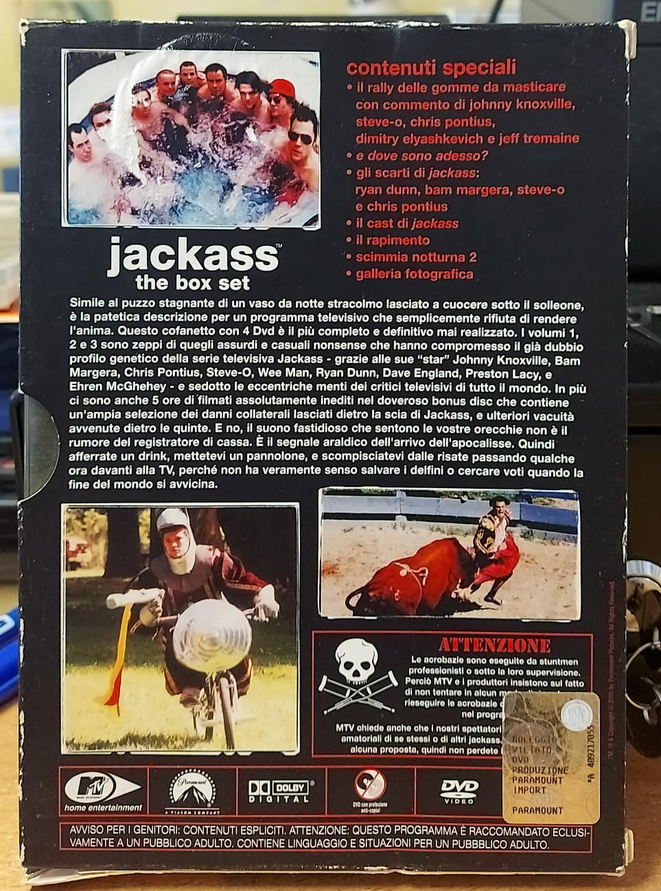 Jackass The Box Set - Cofanetto 4 DVD