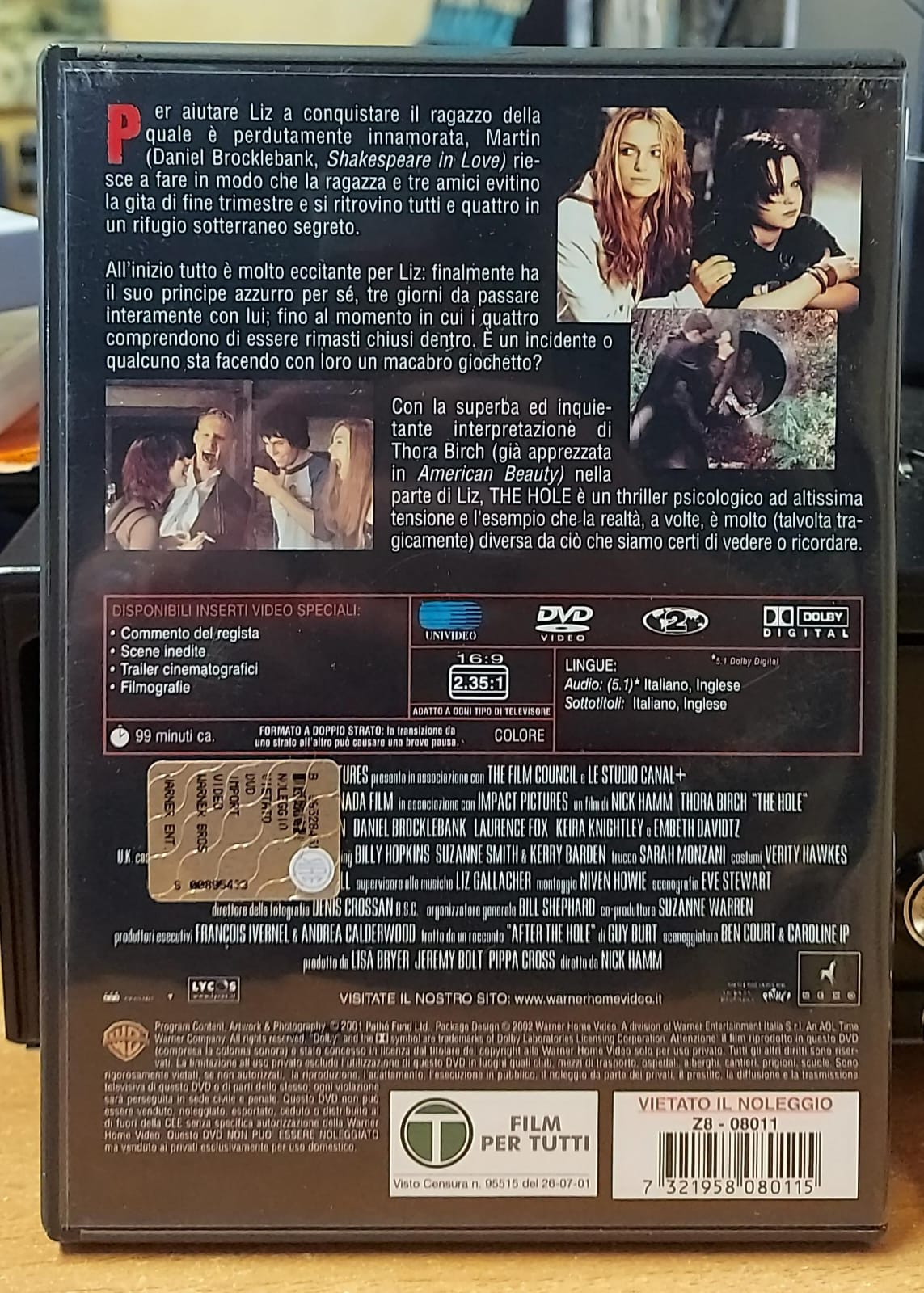 The Hole – DVD Usato (Thriller)