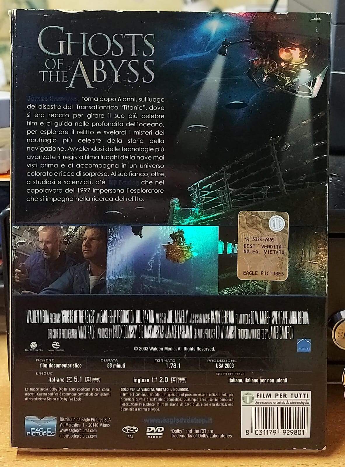 Ghosts of the Abyss – DVD Usato (Documentario)