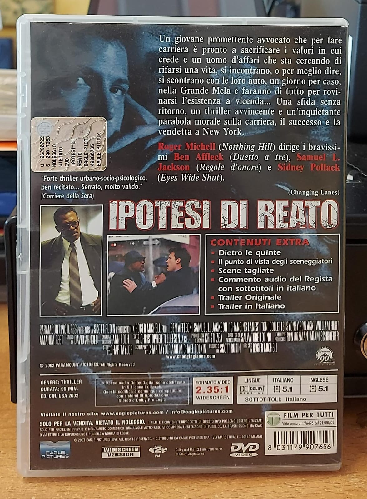 Ipotesi di Reato – DVD Usato