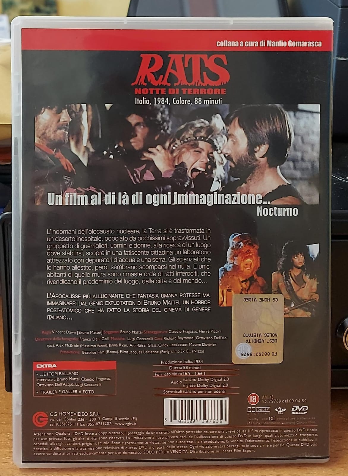 Rats - Notte di Terrore - DVD Usato