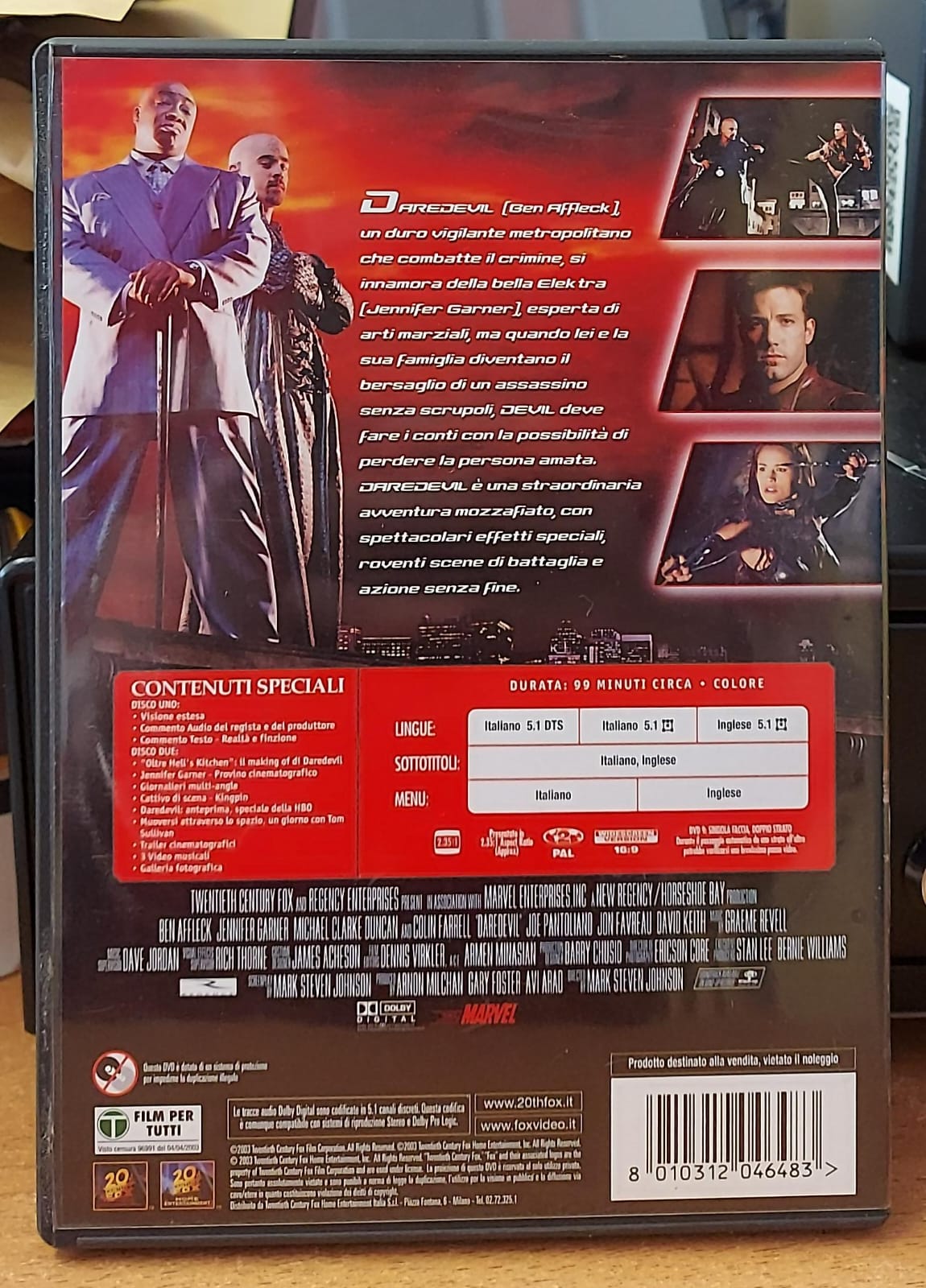 Daredevil - Edizione Speciale 2 Dischi DVD Usato