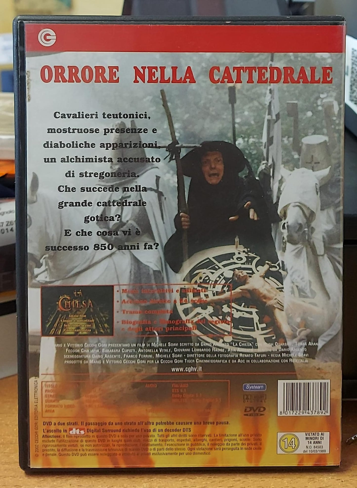 La Chiesa (1989) – DVD Usato | Horror Italiano | Argento / Soavi
