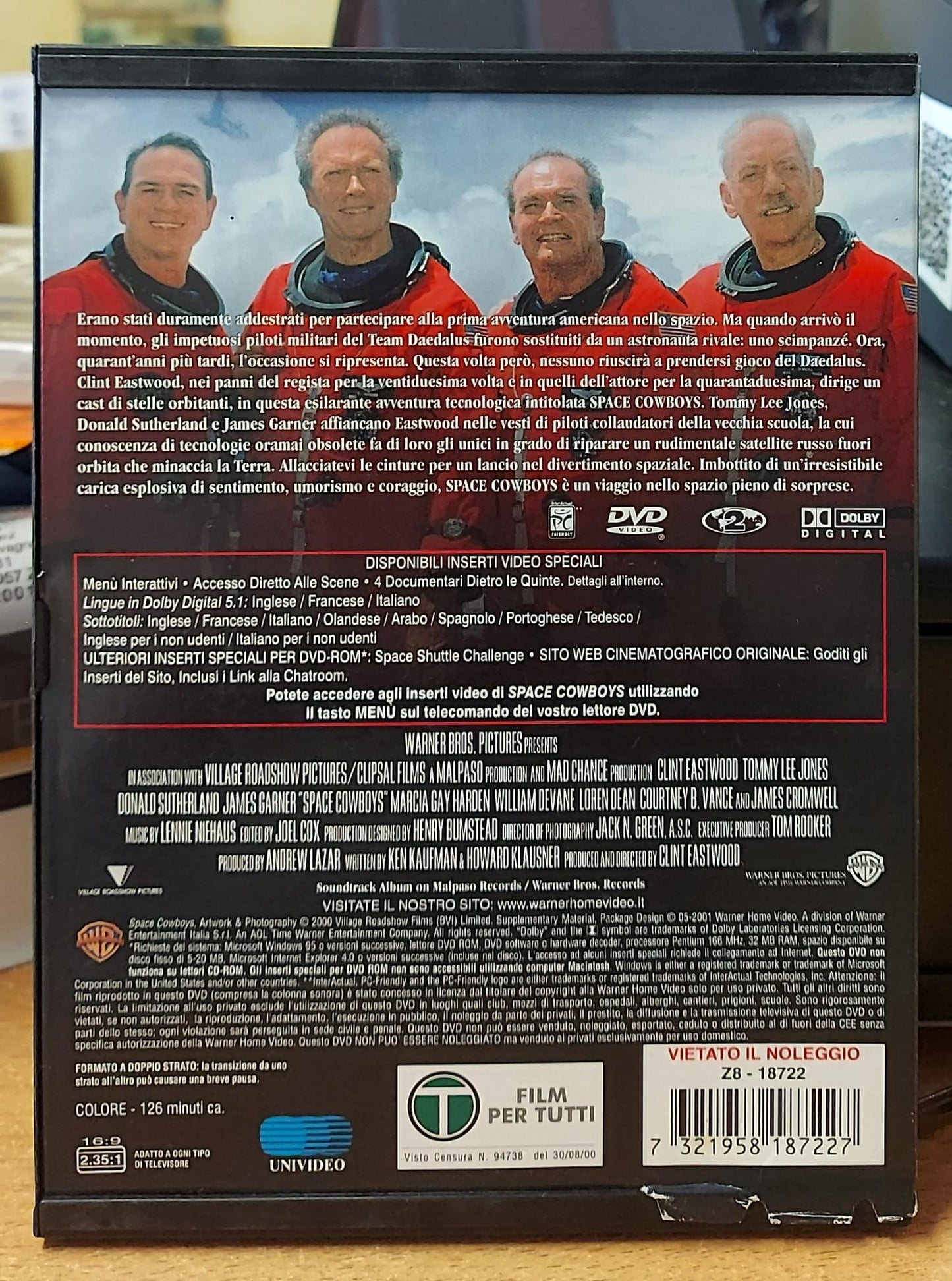 Space Cowboys (2000) – DVD Edizione Snapper | Clint Eastwood