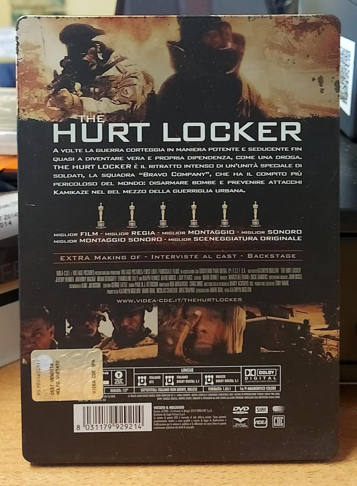 The Hurt Locker (2008) – DVD Edizione Steelbook | Kathryn Bigelow