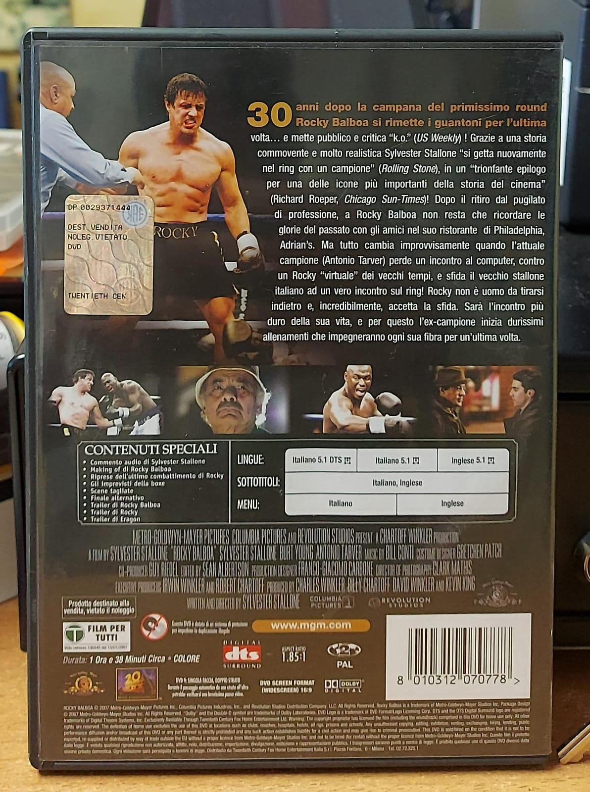 Rocky Balboa (2006) – DVD | Sylvester Stallone | Il Ritorno del Campione