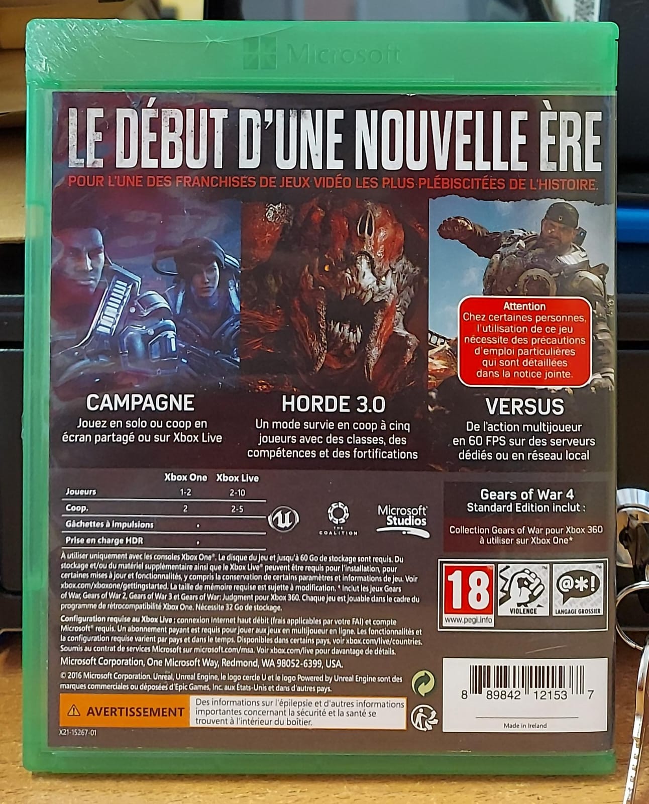 Gears of War 4 – Xbox One (Usato)