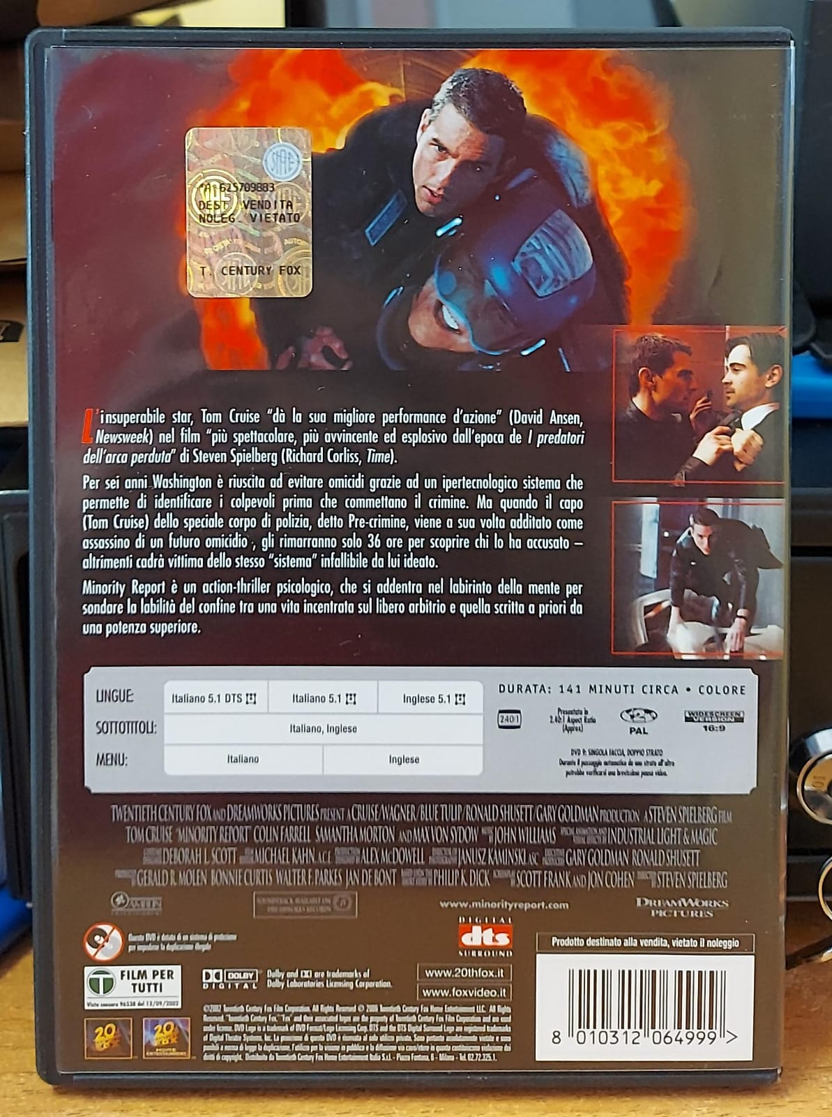 Minority Report (DVD Usato)