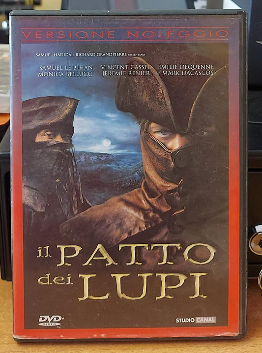 Il Patto dei Lupi (2001) DVD - Thriller Storico con Monica Bellucci | Usato