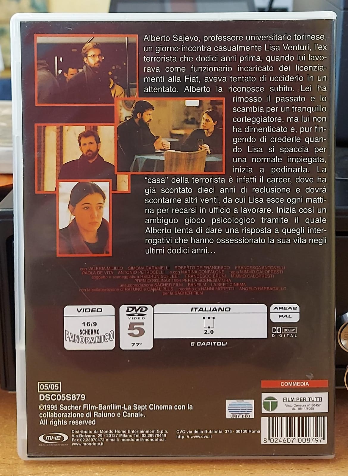 La Seconda Volta (1995) – DVD Usato | Nanni Moretti, Valeria Bruni Tedeschi