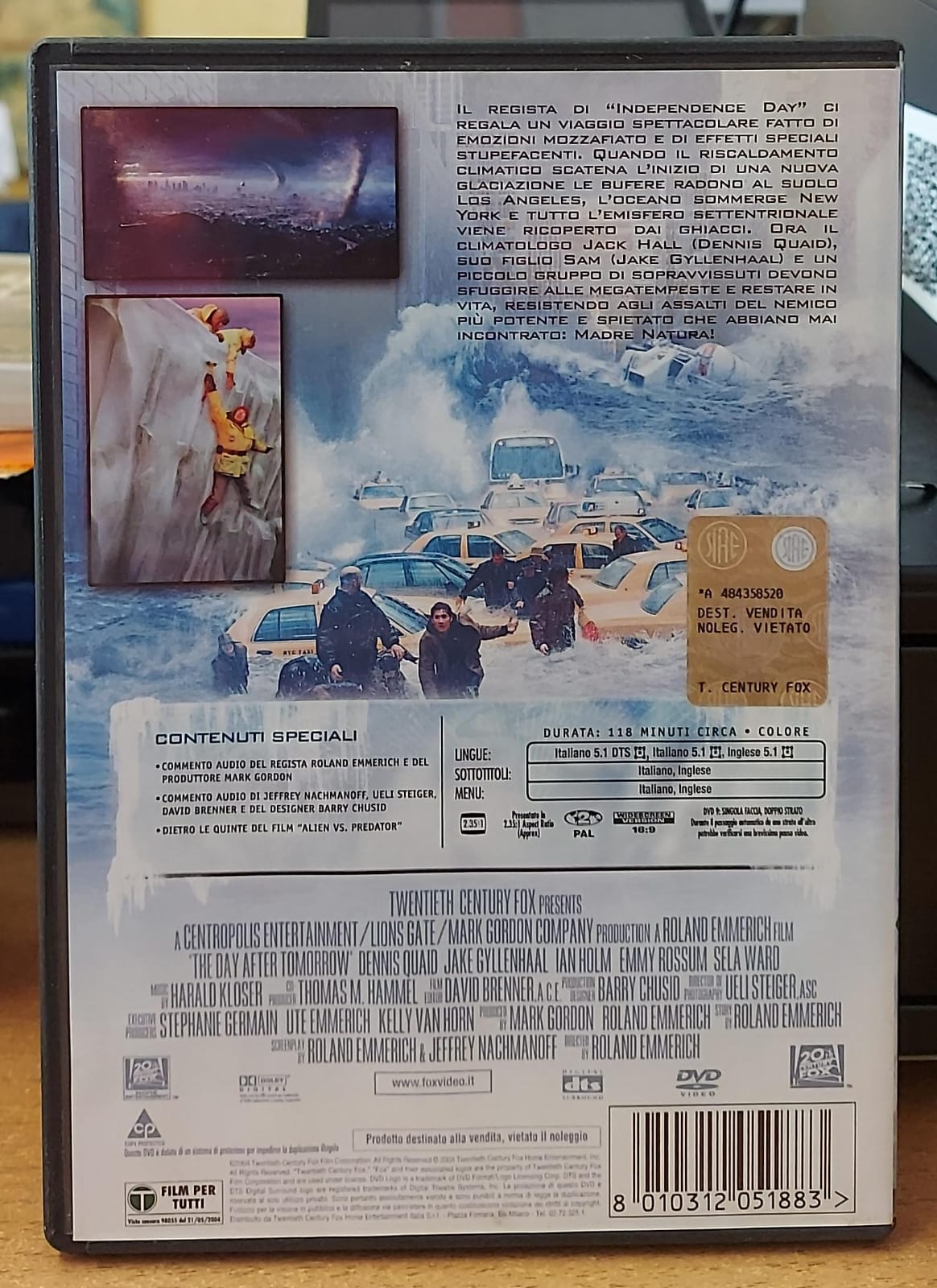 The Day After Tomorrow – L'Alba del Giorno Dopo | DVD 2 Dischi Usato