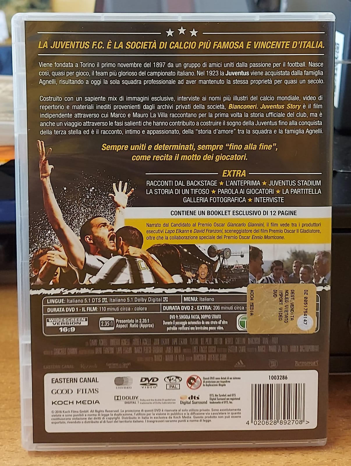 Bianconeri – Juventus Story Il Film | 2 DVD | Documentario