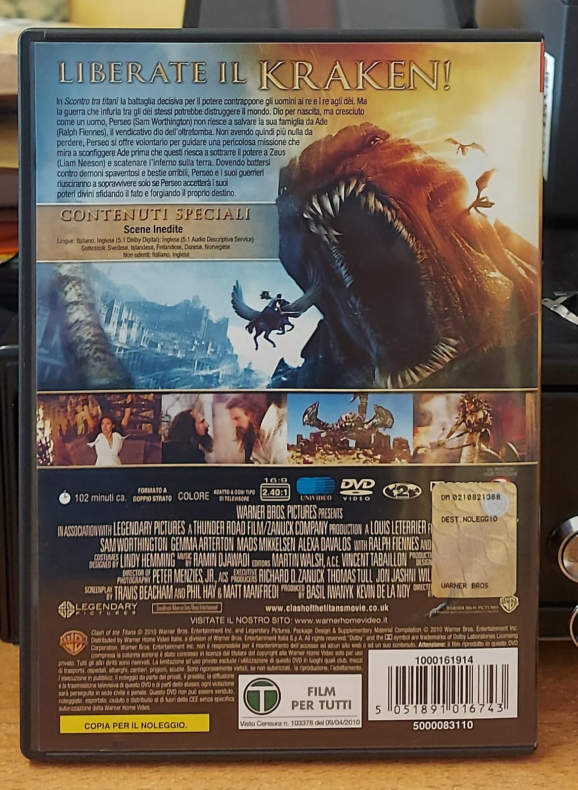 Scontro tra Titani (DVD Usato)