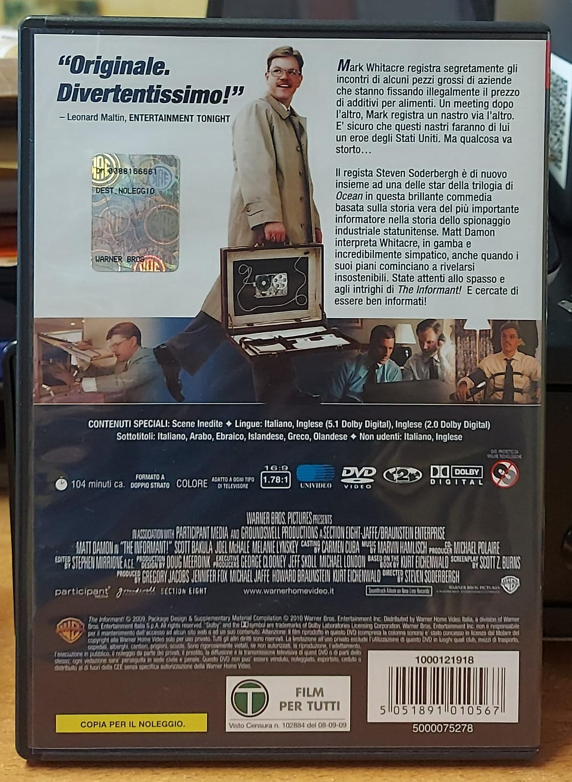 The Informant! (DVD Usato)