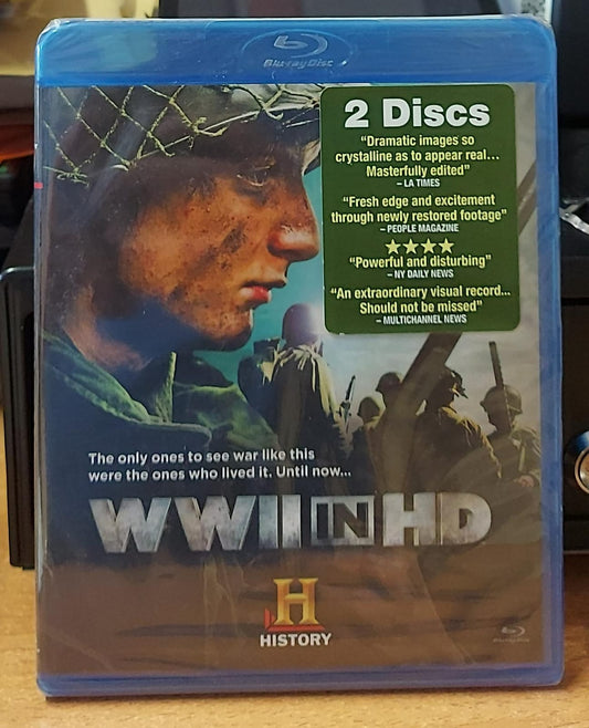 WWII in HD - History Channel (Blu-ray, 2 Dischi, Nuovo)