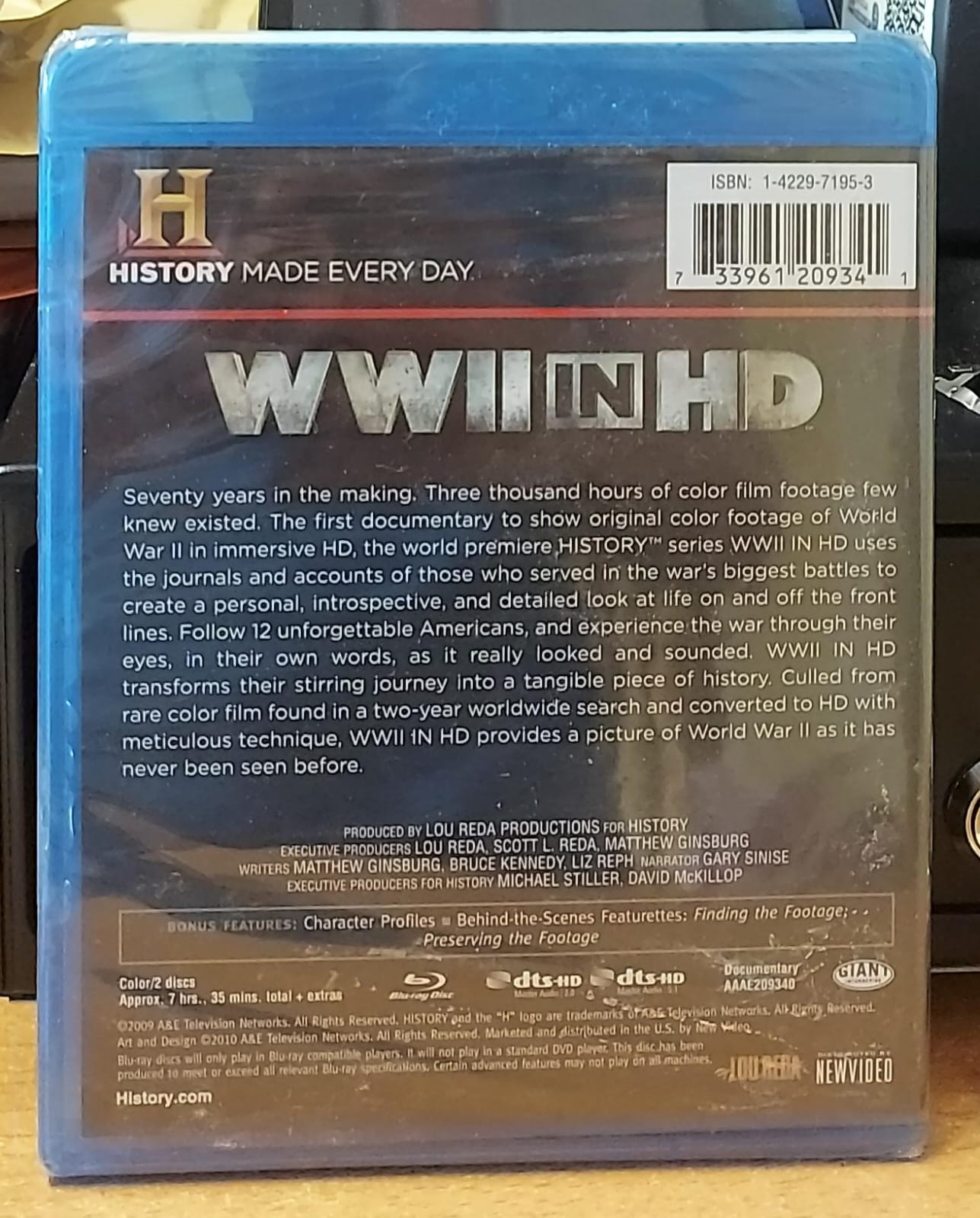WWII in HD - History Channel (Blu-ray, 2 Dischi, Nuovo)