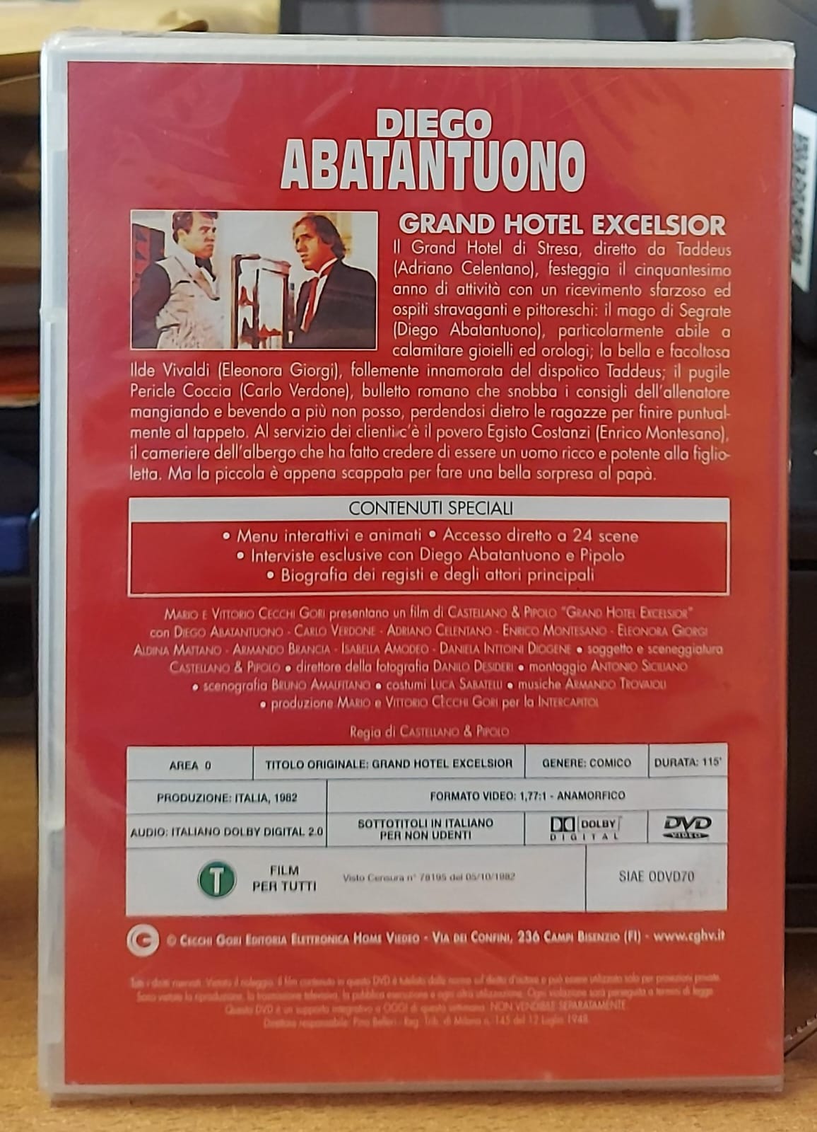 Grand Hotel Excelsior DVD Nuovo Mai Aperto | Commedia Italiana