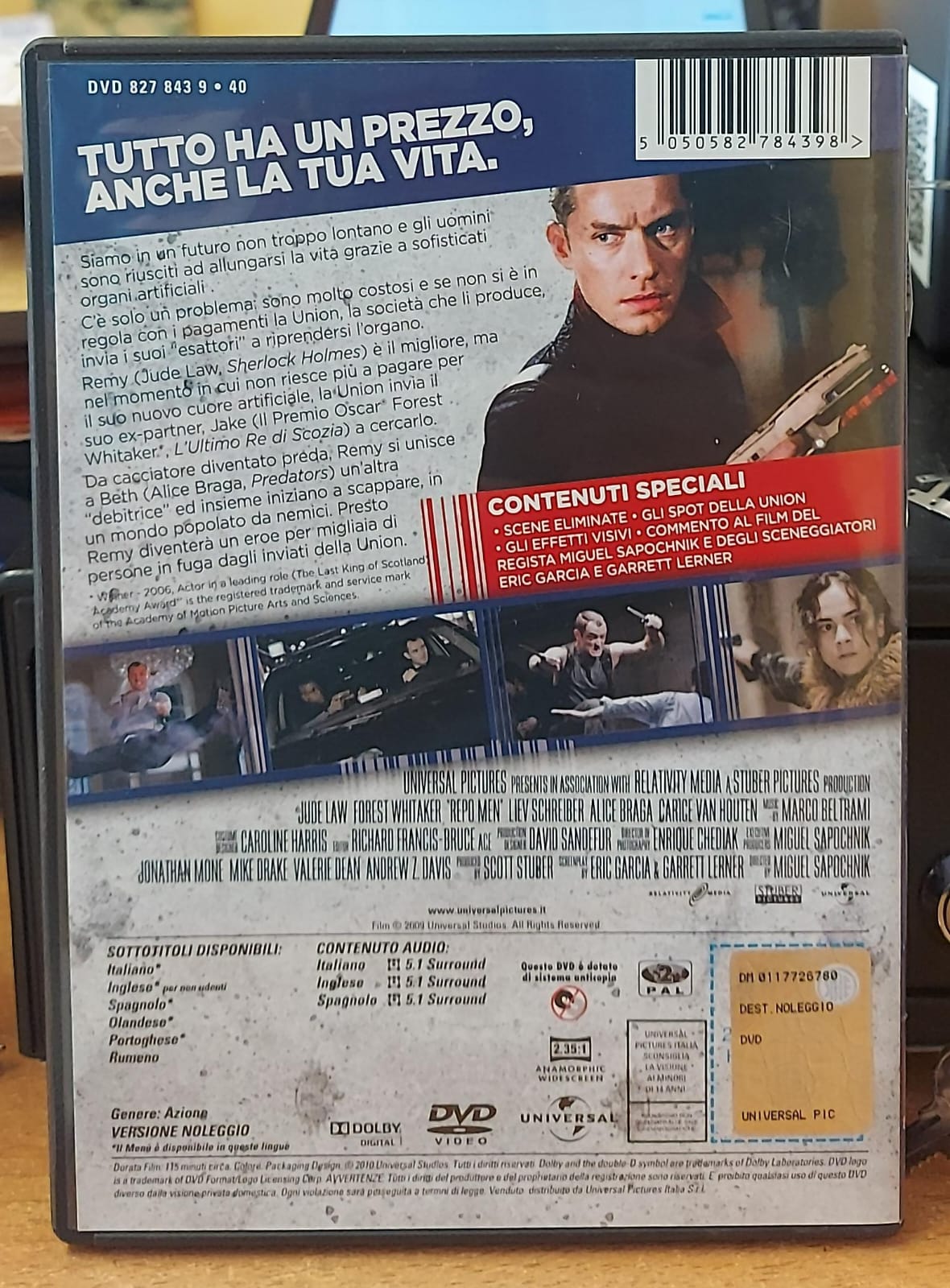 Repo Men DVD Usato | Jude Law | Fantascienza Azione