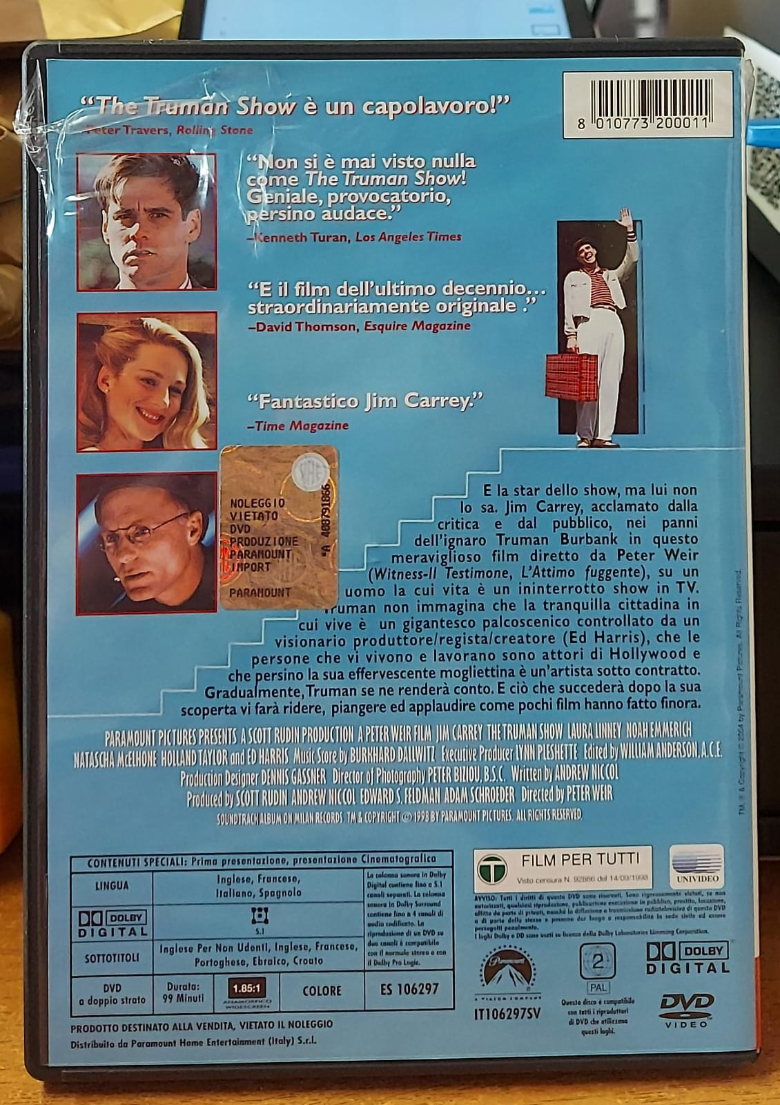 The Truman Show – DVD Usato