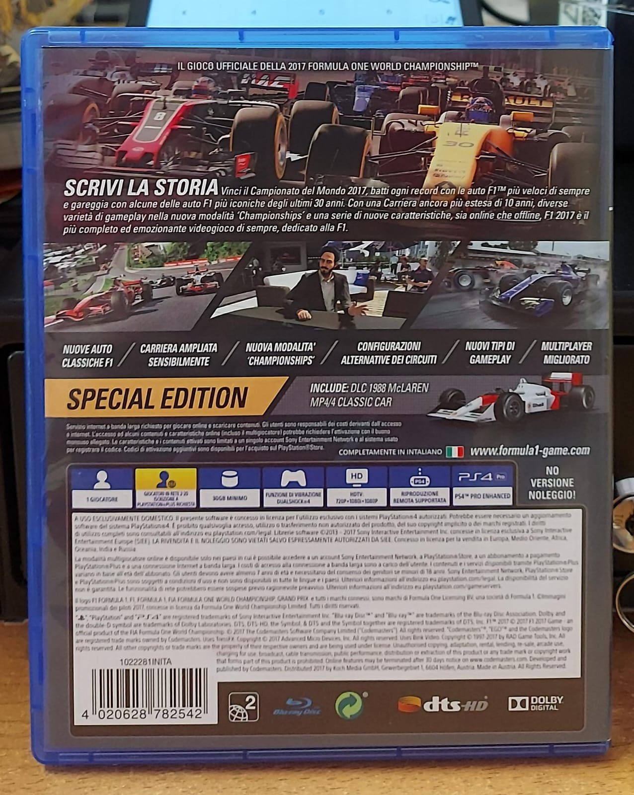 F1 2017 – PS4 (Usato)